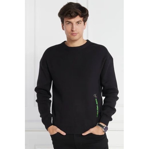 CALVIN KLEIN JEANS Bluza VERTICAL INSTITUTIONAL | Regular Fit L promocyjna cena Gomez Fashion Store