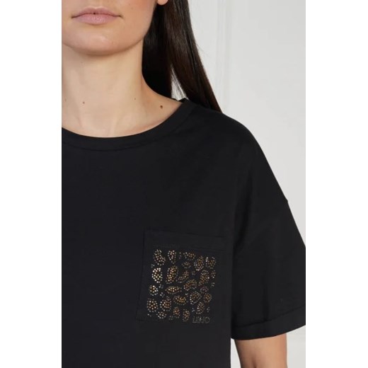 Liu Jo T-shirt | Relaxed fit Liu Jo XL wyprzedaż Gomez Fashion Store