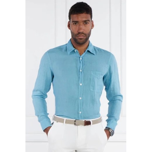 BOSS ORANGE Lniana koszula Relegant_6 | Regular Fit ze sklepu Gomez Fashion Store w kategorii Koszule męskie - zdjęcie 172792171