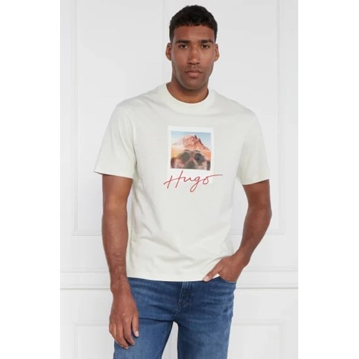 HUGO T-shirt Driceto 10233396 01 | Regular Fit ze sklepu Gomez Fashion Store w kategorii T-shirty męskie - zdjęcie 172792191