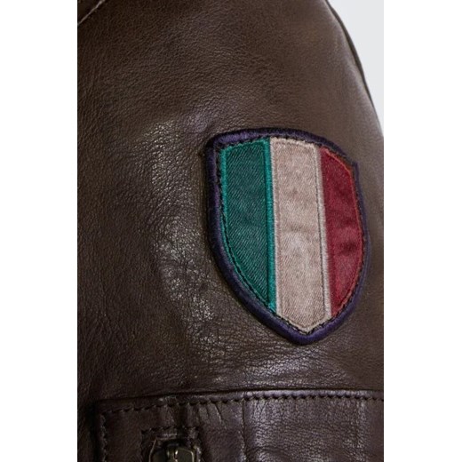 Aeronautica Militare Skórzana kurtka PILOT | Regular Fit Aeronautica Militare 52 okazja Gomez Fashion Store