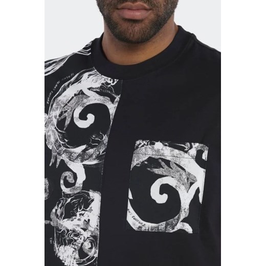 Versace Jeans Couture T-shirt MAGLIETTA | Regular Fit XL wyprzedaż Gomez Fashion Store