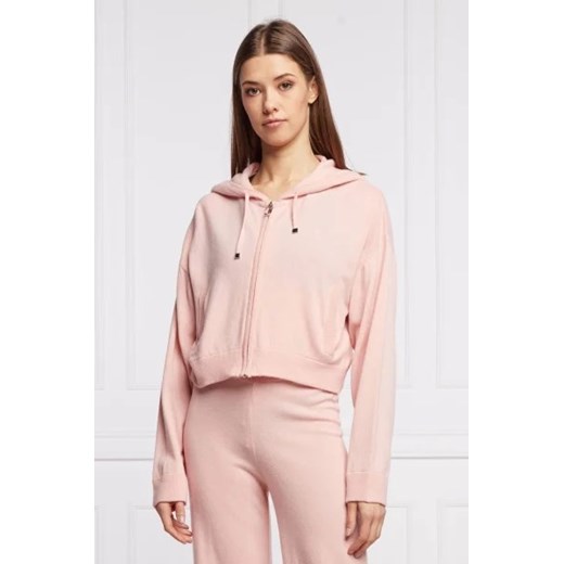 Juicy Couture Bluza | Cropped Fit | z dodatkiem wełny i kaszmiru Juicy Couture XL wyprzedaż Gomez Fashion Store