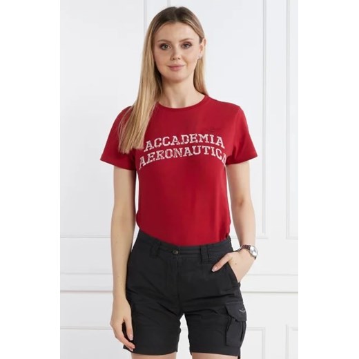 Aeronautica Militare T-shirt | Regular Fit ze sklepu Gomez Fashion Store w kategorii Bluzki damskie - zdjęcie 172793670