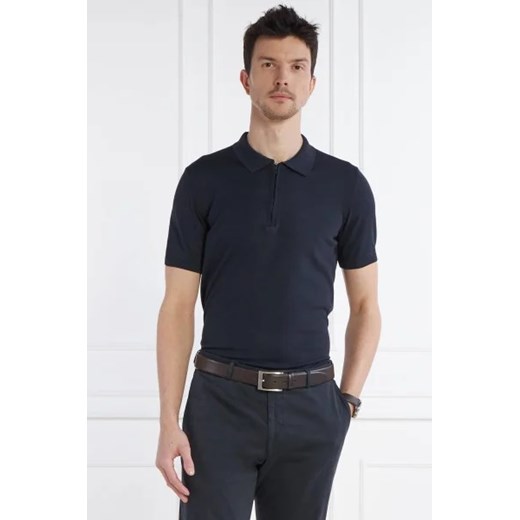 Oscar Jacobson Polo otto | Slim Fit ze sklepu Gomez Fashion Store w kategorii T-shirty męskie - zdjęcie 172793744