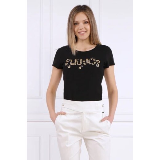 Liu Jo Sport T-shirt | Regular Fit ze sklepu Gomez Fashion Store w kategorii Bluzki damskie - zdjęcie 172793911