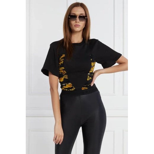 Versace Jeans Couture T-shirt | Regular Fit ze sklepu Gomez Fashion Store w kategorii Bluzki damskie - zdjęcie 172794061