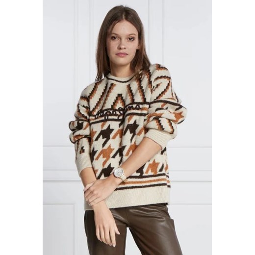Pepe Jeans London Sweter Knits | Regular Fit | z dodatkiem wełny ze sklepu Gomez Fashion Store w kategorii Swetry damskie - zdjęcie 172794450