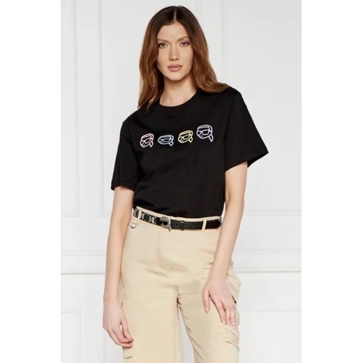 Karl Lagerfeld T-shirt ikonik 2.0 | Relaxed fit ze sklepu Gomez Fashion Store w kategorii Bluzki damskie - zdjęcie 172794692