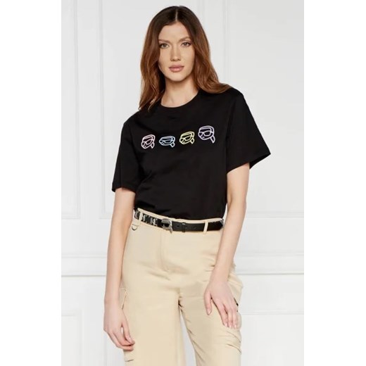 Karl Lagerfeld T-shirt ikonik outline | Relaxed fit Karl Lagerfeld XL Gomez Fashion Store