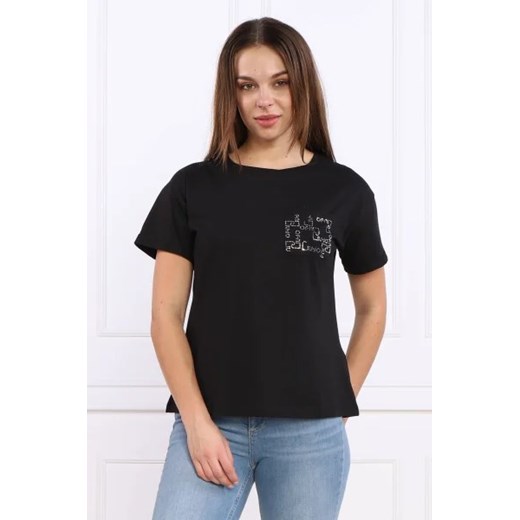 Liu Jo T-shirt | Regular Fit ze sklepu Gomez Fashion Store w kategorii Bluzki damskie - zdjęcie 172795094