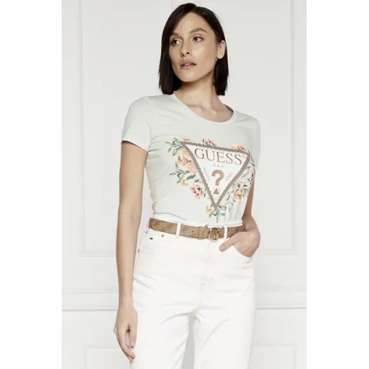 GUESS T-shirt TRIANGLE FLOWERS | Regular Fit Guess XS Gomez Fashion Store