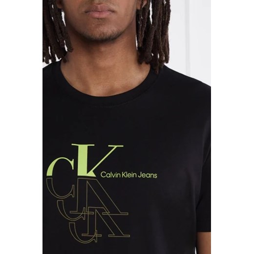 CALVIN KLEIN JEANS T-shirt MONOGRAM ECHO GRAPHIC | Regular Fit XXL okazyjna cena Gomez Fashion Store