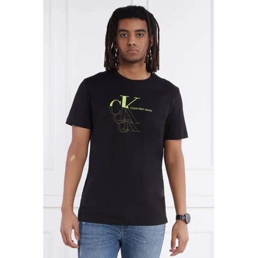 CALVIN KLEIN JEANS T-shirt MONOGRAM ECHO GRAPHIC | Regular Fit S wyprzedaż Gomez Fashion Store