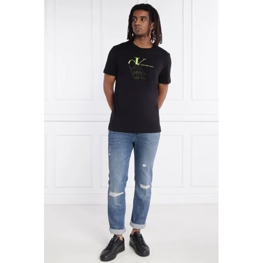 CALVIN KLEIN JEANS T-shirt MONOGRAM ECHO GRAPHIC | Regular Fit S okazja Gomez Fashion Store