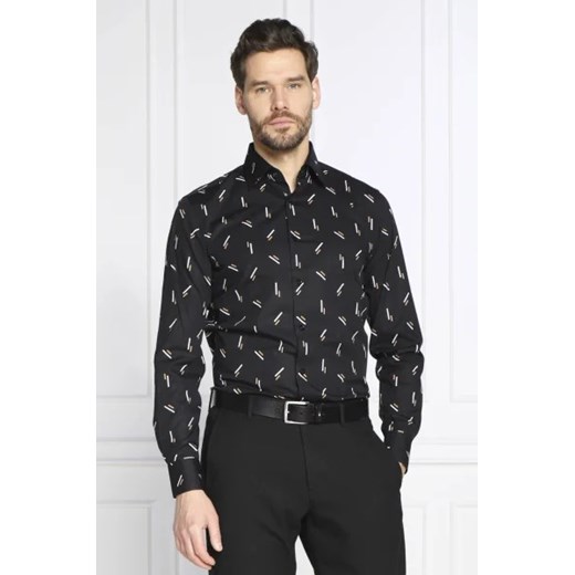 BOSS BLACK Koszula HANK kent | Classic fit 43 okazyjna cena Gomez Fashion Store