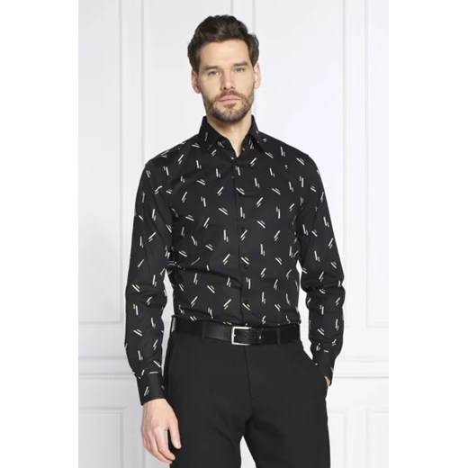 BOSS BLACK Koszula HANK kent | Classic fit ze sklepu Gomez Fashion Store w kategorii Koszule męskie - zdjęcie 172797594