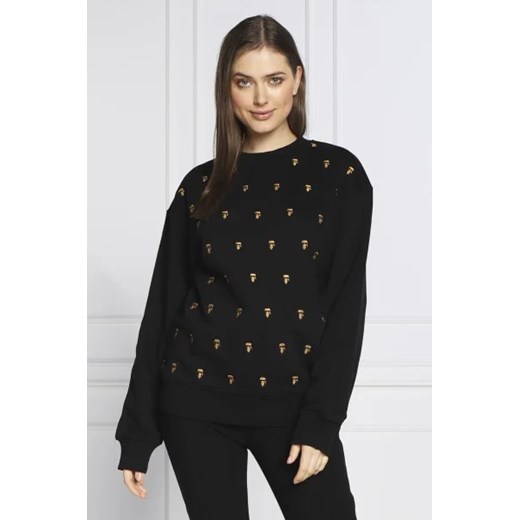 Karl Lagerfeld Bluza Aop Ikonik Embroidered | Regular Fit Karl Lagerfeld L okazja Gomez Fashion Store
