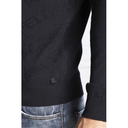Karl Lagerfeld Wełniany sweter | Regular Fit Karl Lagerfeld M okazja Gomez Fashion Store