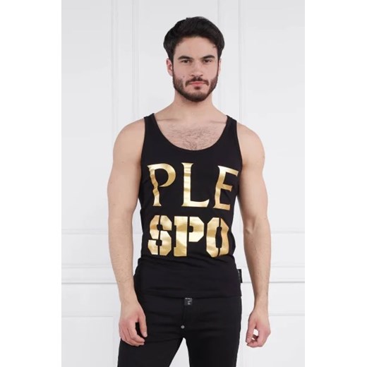 Plein Sport Tank top | Regular Fit ze sklepu Gomez Fashion Store w kategorii T-shirty męskie - zdjęcie 172798463