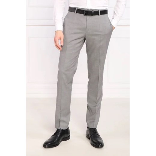 BOSS BLACK Wełniane spodnie H-Genius-MM-224 | Slim Fit 58 promocja Gomez Fashion Store