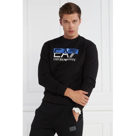 EA7 Ocieplana bluza | Regular Fit ze sklepu Gomez Fashion Store w kategorii Bluzy męskie - zdjęcie 172799990