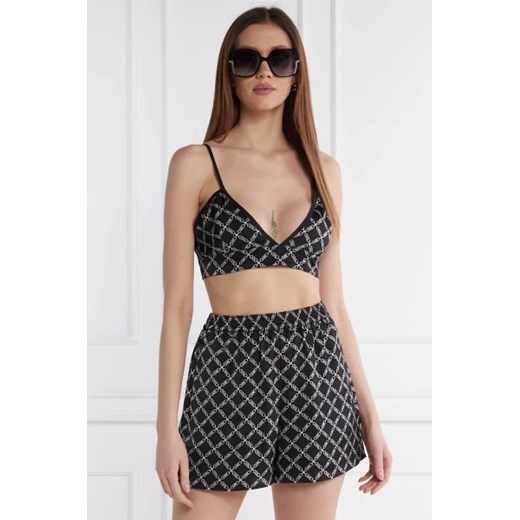 Michael Kors Satynowy top EMPIRE | Cropped Fit Michael Kors 34 promocyjna cena Gomez Fashion Store