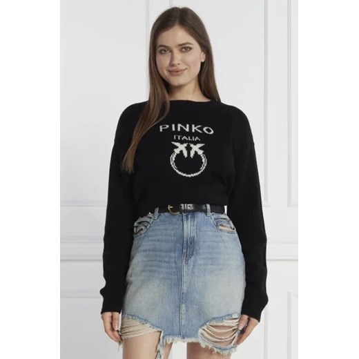 Pinko Wełniany sweter | Regular Fit Pinko L okazja Gomez Fashion Store