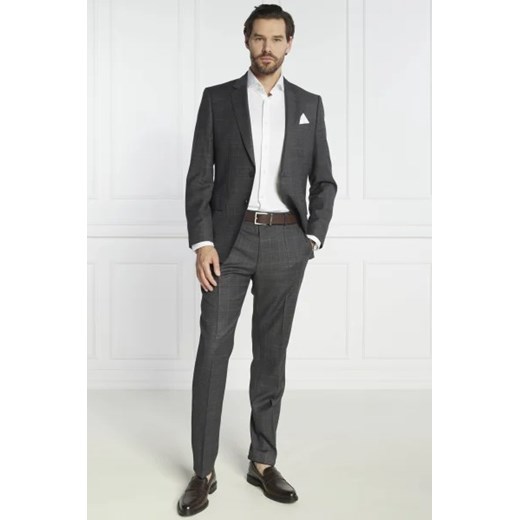 BOSS BLACK Wełniany garnitur Huge | Slim Fit ze sklepu Gomez Fashion Store w kategorii Garnitury męskie - zdjęcie 172800820