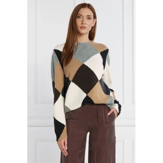 Liviana Conti Sweter | Regular Fit | z dodatkiem kaszmiru Liviana Conti 34 okazja Gomez Fashion Store