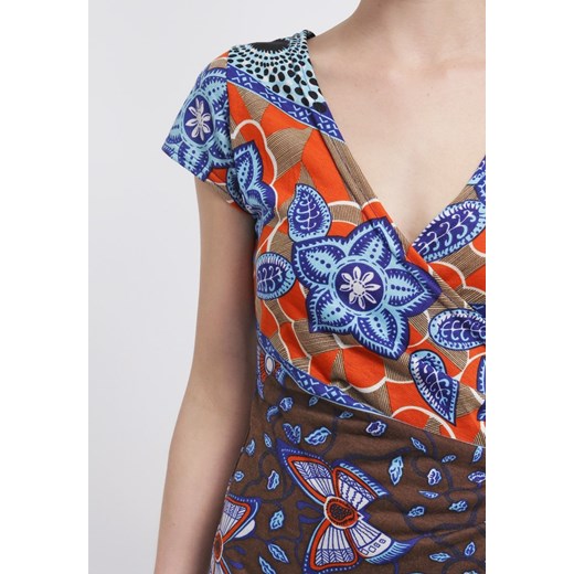 Smash AVELINA Sukienka z dżerseju blue zalando  abstrakcyjne wzory