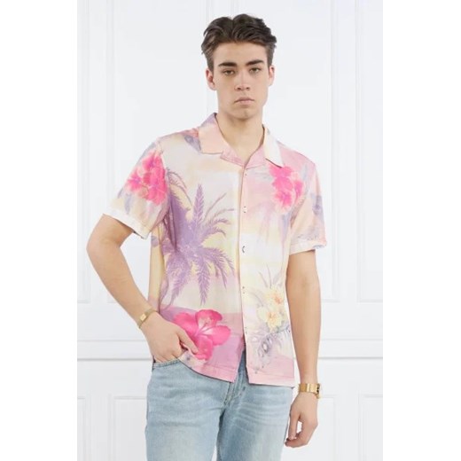 GUESS Koszula SS ECO RAYON GRTNS F | Relaxed fit ze sklepu Gomez Fashion Store w kategorii Koszule męskie - zdjęcie 172801731