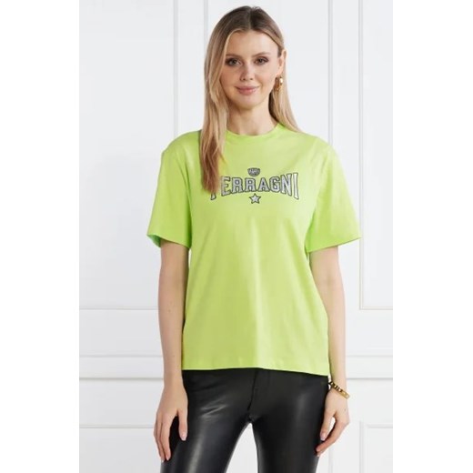 Chiara Ferragni T-shirt | Regular Fit | stretch ze sklepu Gomez Fashion Store w kategorii Bluzki damskie - zdjęcie 172802691