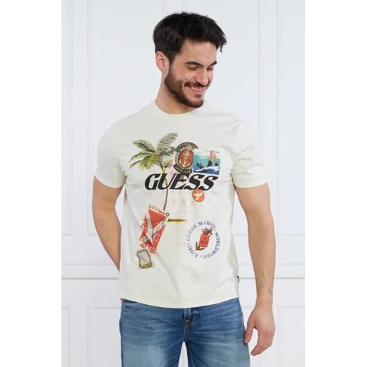 GUESS T-shirt | Regular Fit ze sklepu Gomez Fashion Store w kategorii T-shirty męskie - zdjęcie 172802731