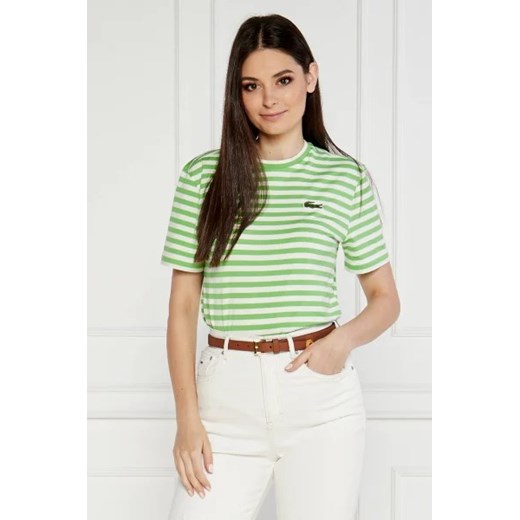 Lacoste T-shirt | Regular Fit ze sklepu Gomez Fashion Store w kategorii Bluzki damskie - zdjęcie 172802831