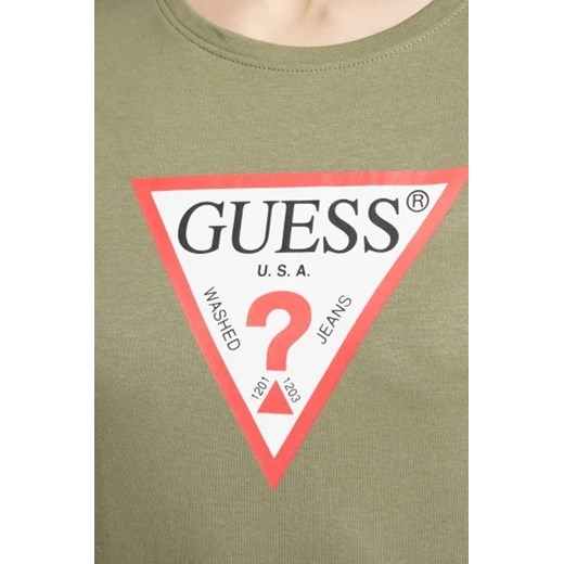 GUESS T-shirt ORIGINAL | Regular Fit Guess XS promocja Gomez Fashion Store