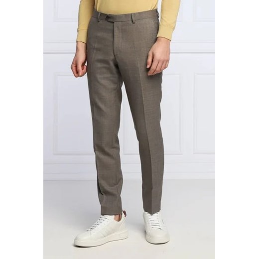 Oscar Jacobson Wełniane spodnie Denz | Slim Fit Oscar Jacobson 54 wyprzedaż Gomez Fashion Store