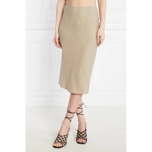 Samsøe Samsøe Lniana spódnica Saagneta L Gomez Fashion Store