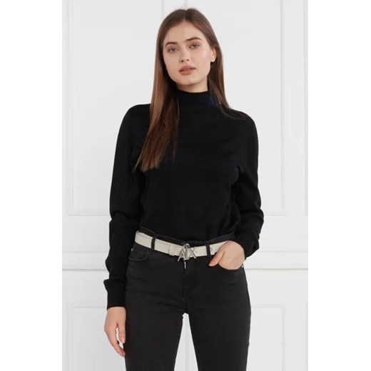 Armani Exchange Sweter | Regular Fit | z dodatkiem wełny ze sklepu Gomez Fashion Store w kategorii Swetry damskie - zdjęcie 172803854