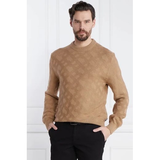 BOSS BLACK Wełniany sweter Palao | Regular Fit ze sklepu Gomez Fashion Store w kategorii Swetry męskie - zdjęcie 172804003