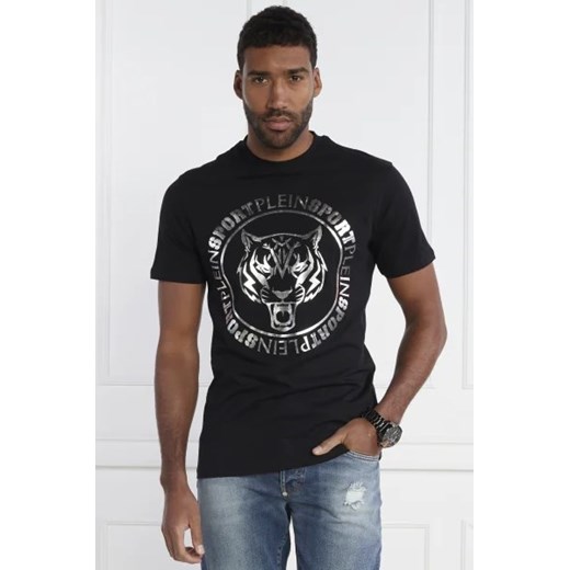 Plein Sport T-shirt Round | Regular Fit ze sklepu Gomez Fashion Store w kategorii T-shirty męskie - zdjęcie 172804154