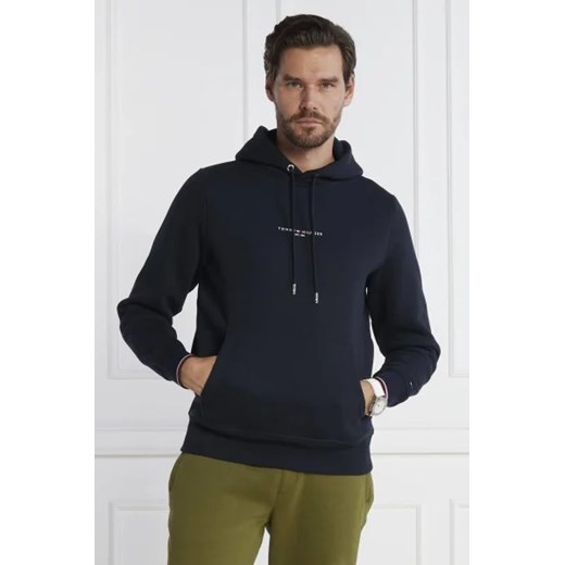 Tommy Hilfiger Bluza TOMMY LOGO TIPPED HOODY | Regular Fit ze sklepu Gomez Fashion Store w kategorii Bluzy męskie - zdjęcie 172804492