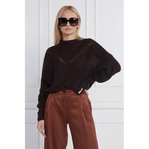 Patrizia Pepe Wełniany sweter | Relaxed fit ze sklepu Gomez Fashion Store w kategorii Swetry damskie - zdjęcie 172804692