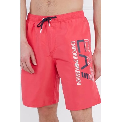 EA7 Szorty kąpielowe | Regular Fit 56 okazyjna cena Gomez Fashion Store