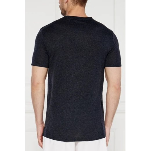 T-shirt męski czarny BOSS HUGO z krótkim rękawem