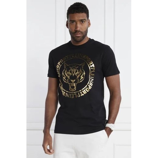 Plein Sport T-shirt Round | Regular Fit ze sklepu Gomez Fashion Store w kategorii T-shirty męskie - zdjęcie 172805070
