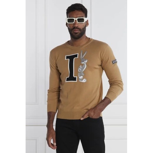 Iceberg Wełniany sweter | Regular Fit Iceberg M okazja Gomez Fashion Store