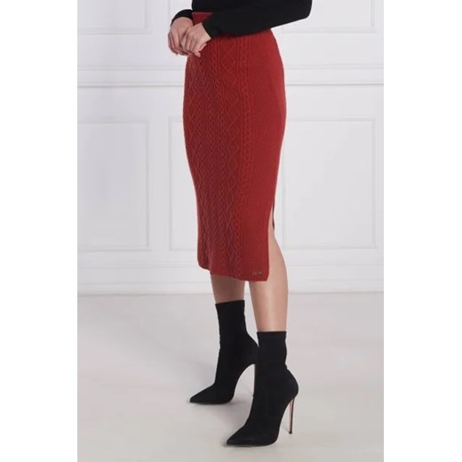 BOSS BLACK Wełniana spódnica Fentana | z dodatkiem kaszmiru ze sklepu Gomez Fashion Store w kategorii Spódnice - zdjęcie 172805732