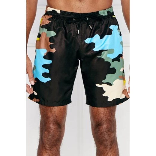 Plein Sport Szorty kąpielowe Camouflage | Regular Fit Plein Sport L Gomez Fashion Store