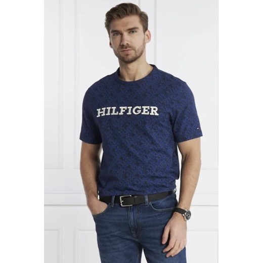 Tommy Hilfiger T-shirt AOP MONOGRAM | Regular Fit ze sklepu Gomez Fashion Store w kategorii T-shirty męskie - zdjęcie 172806262